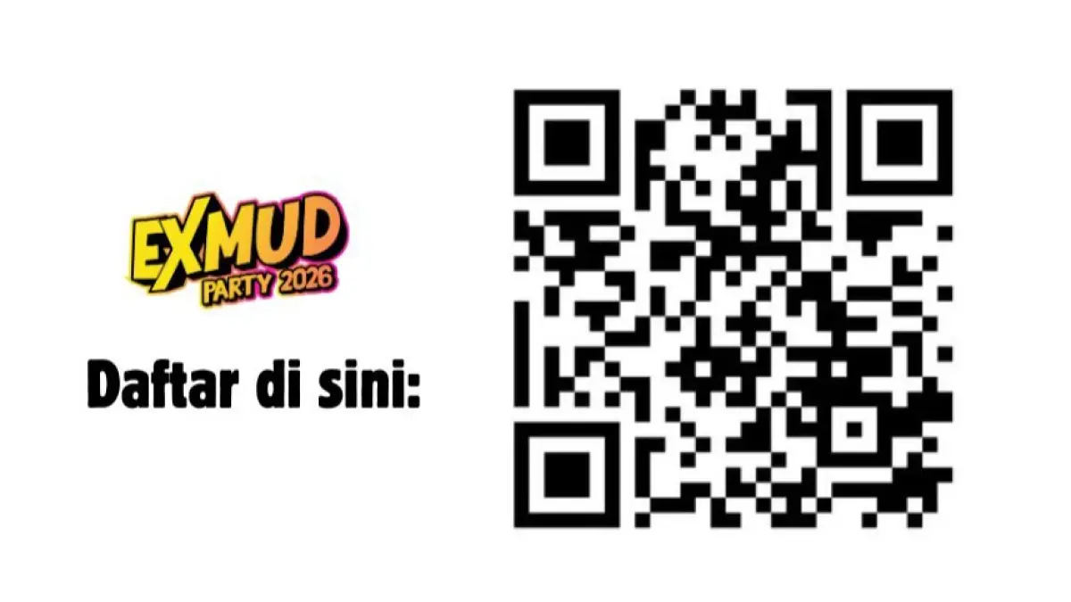 QR Code Exmud Party 2026.