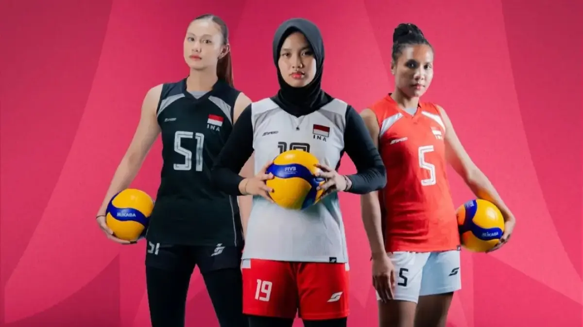 Timnas Putri Indonesia hari ini hadapi Iran. (PBVSI)