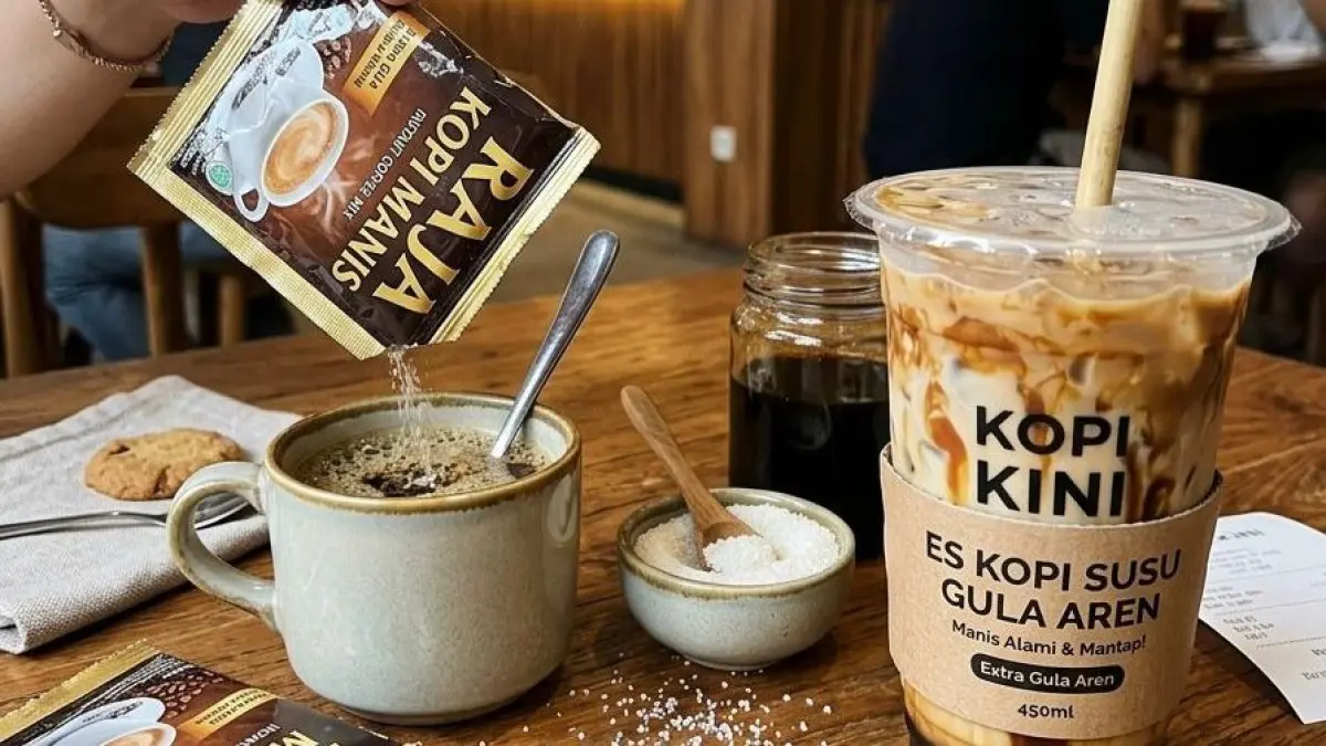 Bukan Kafein, Bisa Jadi Kandungan Gula Berlebih Pada Kopi yang Sebabkan Rasa Mual (Generated by Gemini AI)