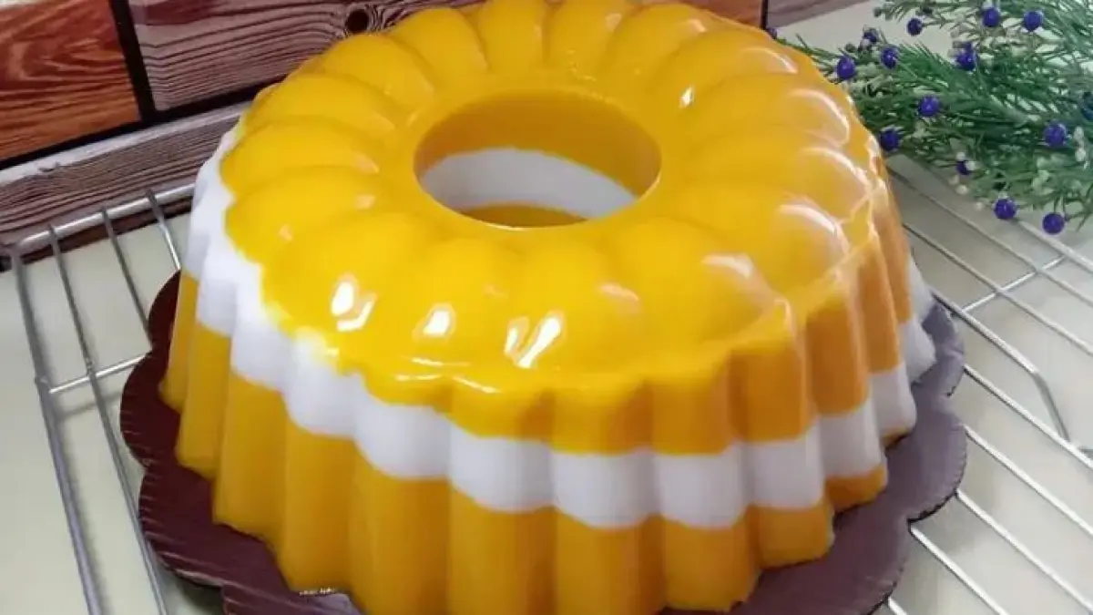 Ilustrasi resep puding waluh. (Youtube/Rency Christi)