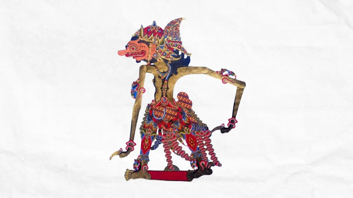 Ilustrasi wayang Dursasana.