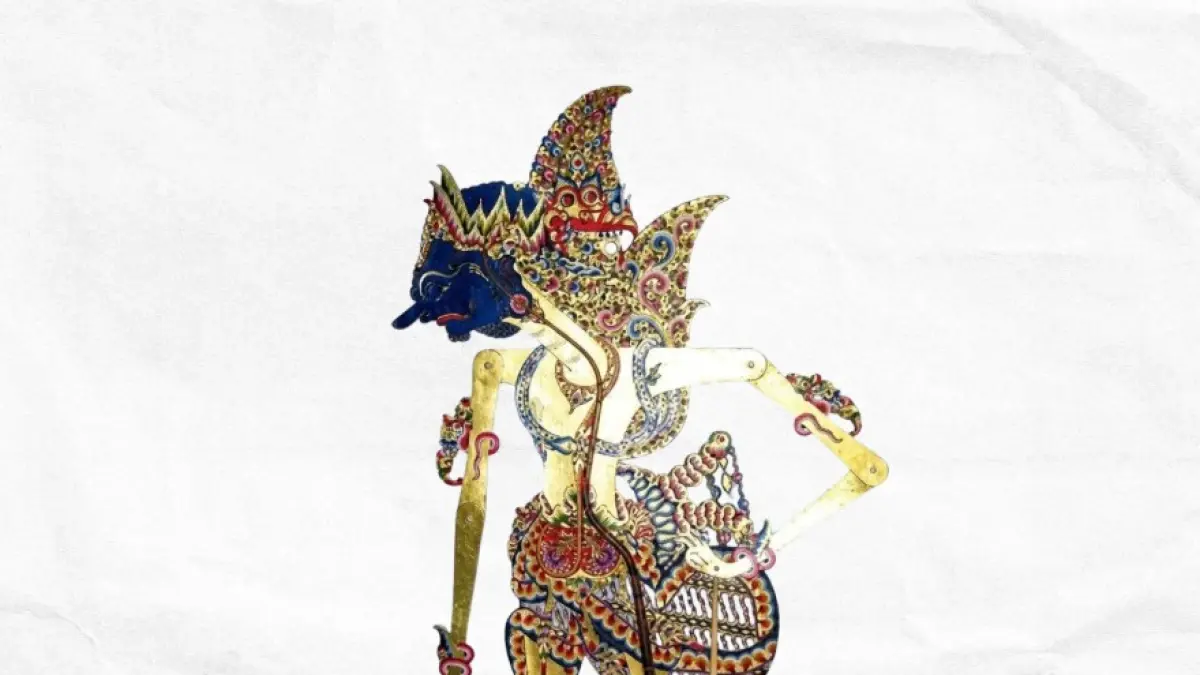 Ilustrasi wayang Duryudana.