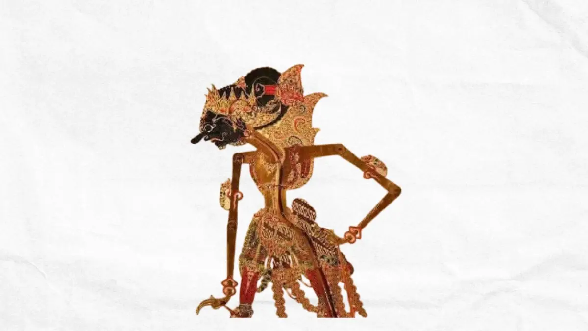 Ilustrasi wayang Jayadrata dari Kurawa.