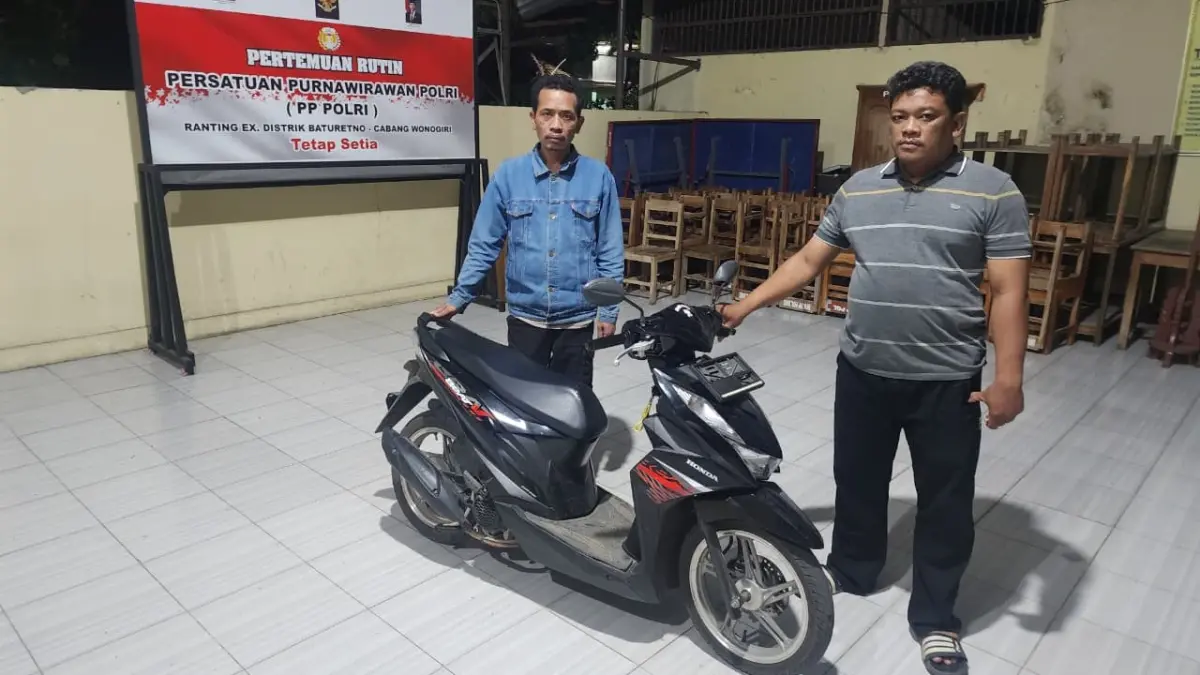 TERUNGKAP: Polres Pacitan berhasil mengungkap kasus pencurian sepeda motor di Kecamatan Donorojo. FOTO: ISTIMEWA