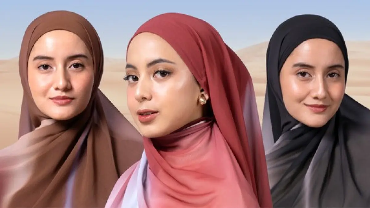 Ilustrasi rekomendasi pashmina instan.