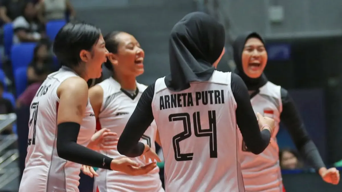 Timnas Voli Putri Indonesia di AVC 2026.