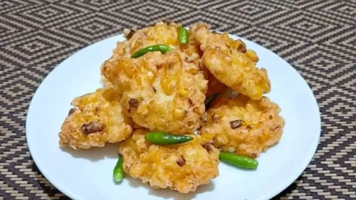 Ilustrasi resep bakwan jagung. (cookpad)