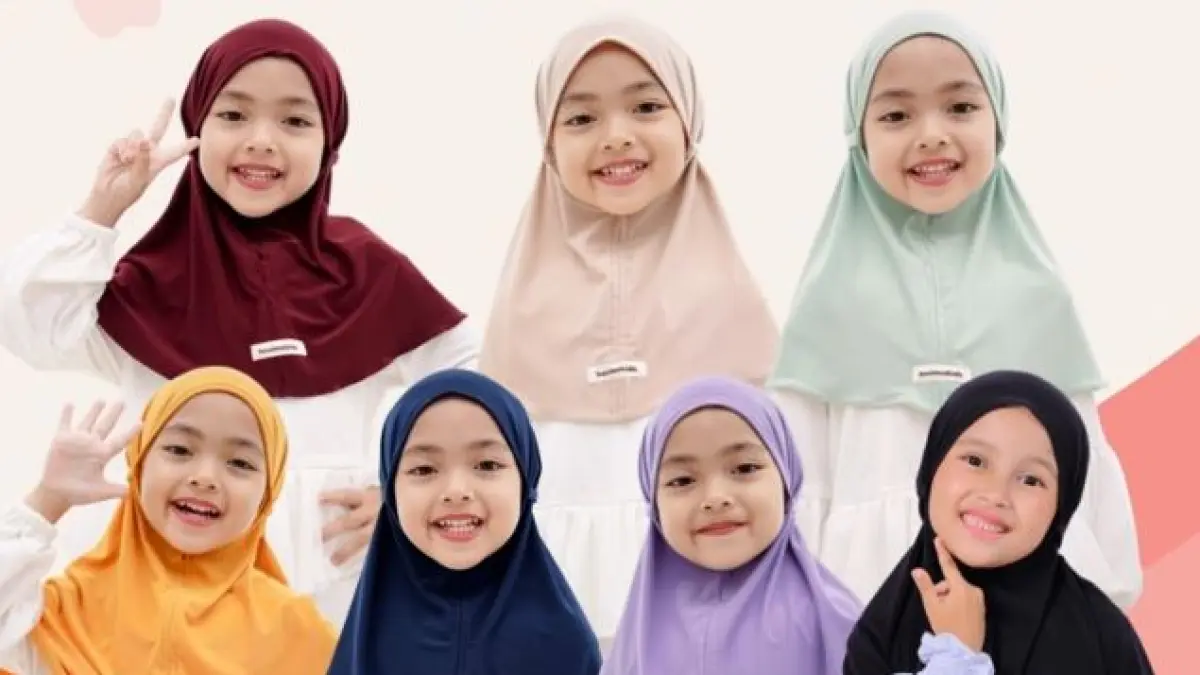 Ilustrasi rekomendasi jilbab anak.