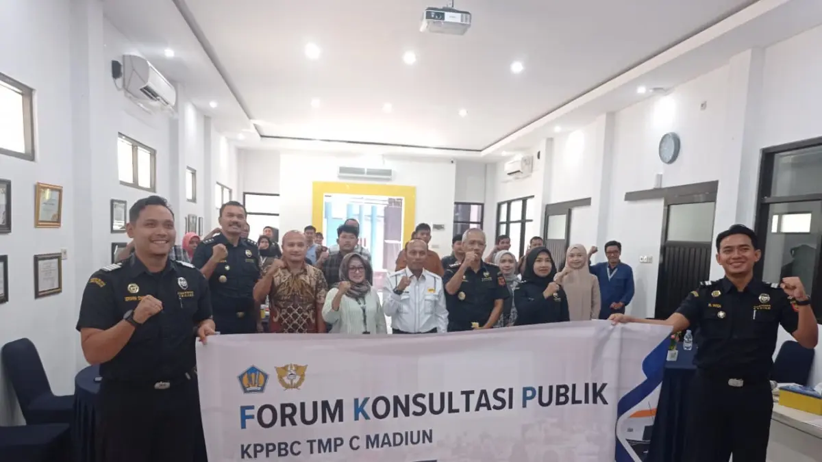Kantor Bea Cukai Madiun menggelar forum konsultasi publik.