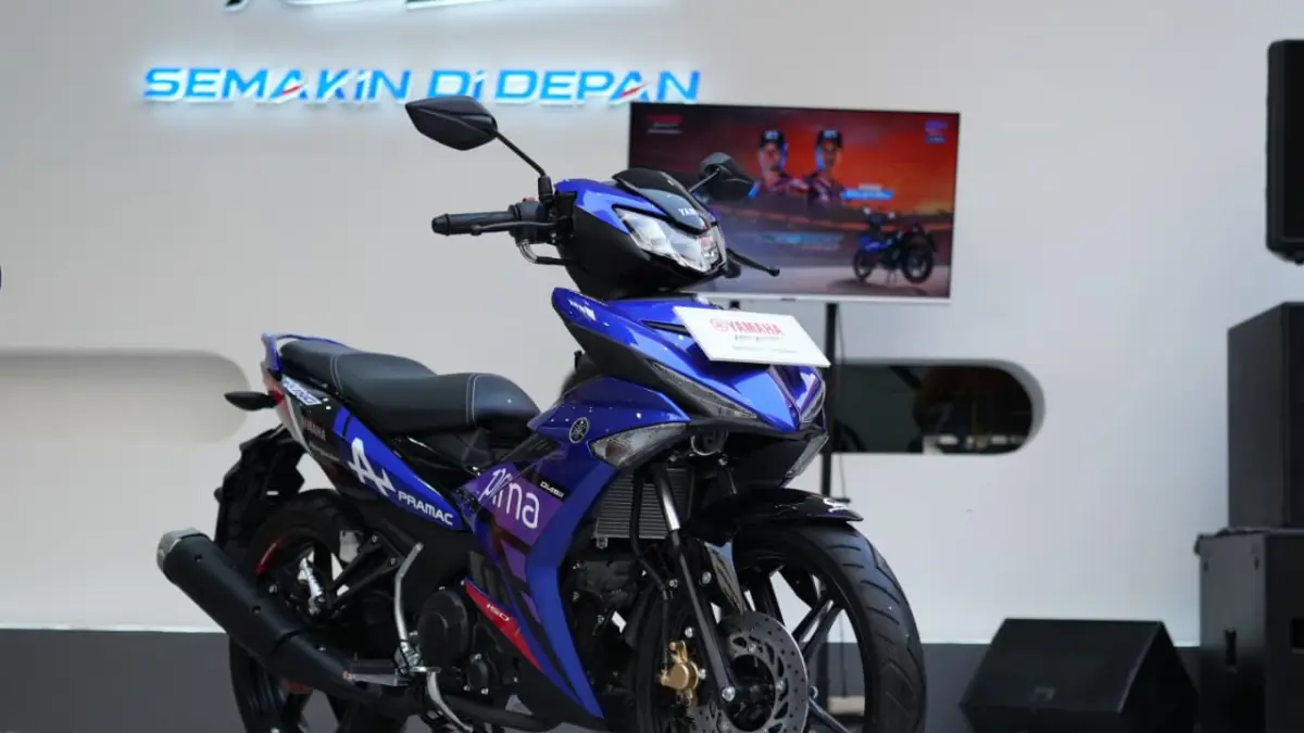 PT YIMM resmi meluncurkan Yamaha MX King 150 Prima Pramac Livery di Jakarta Fair 2026.