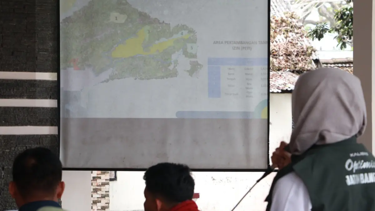 TAMBANG DISOROT: DPRD Jawa Timur bersama sejumlah instansi menggelar rapat lintas sektor di Ngebel. SUGENG DWI N/RADAR PONOROGO