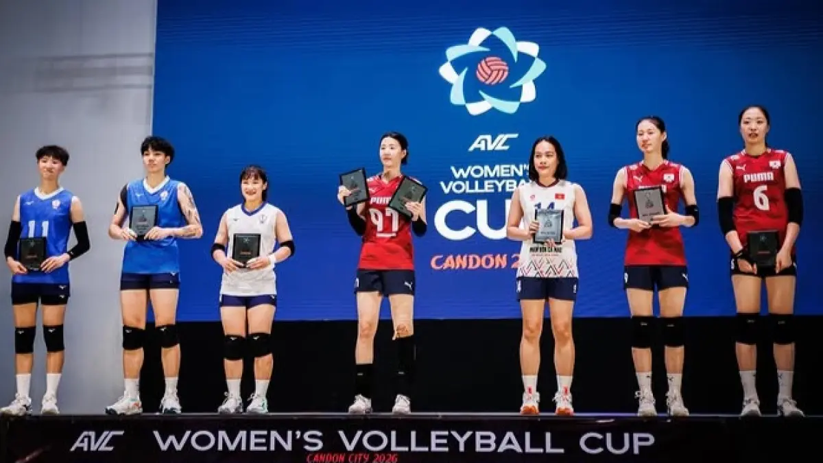 Tiga pemain Korea masuk dream team. (AVC)