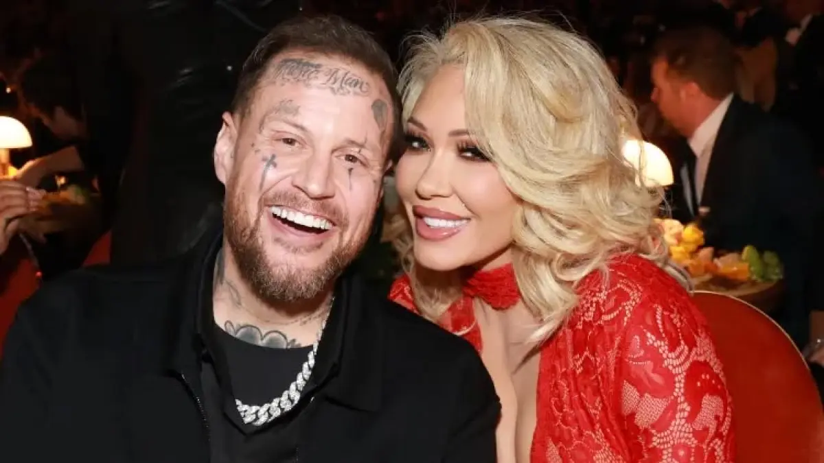 Bunnie Xo and Jelly Roll attend the Grammy Awards in Beverly Hills in January 2026.