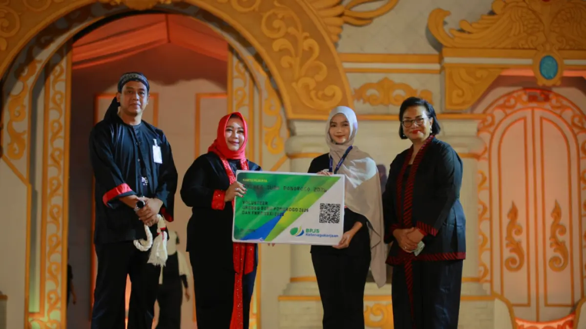 Volunteer Grebeg Suro 2026 mendapat perlindungan dari BPJS Ketenagakerjaan.