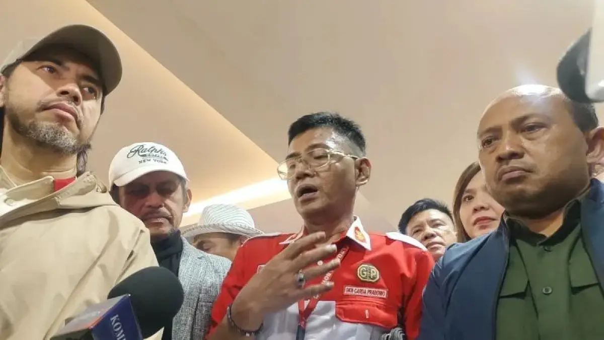 Daeng Lukman saat memberikan keterangan kepada awak media. (Antara)