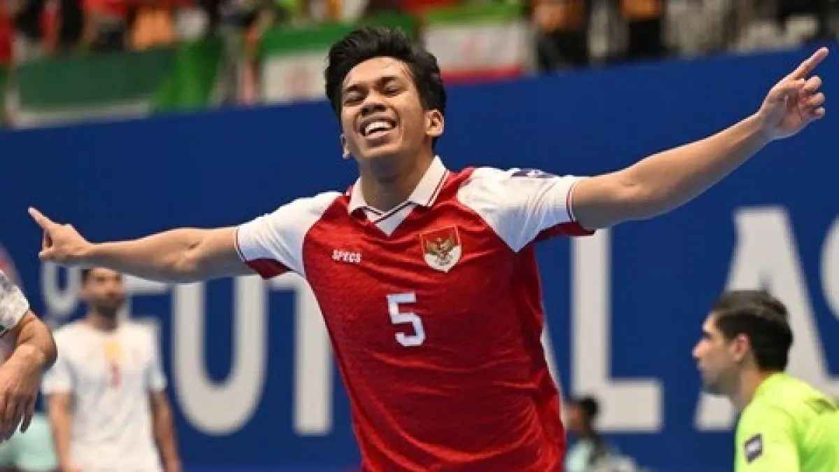 Israr Megantara saat membela timnas. (Antara)
