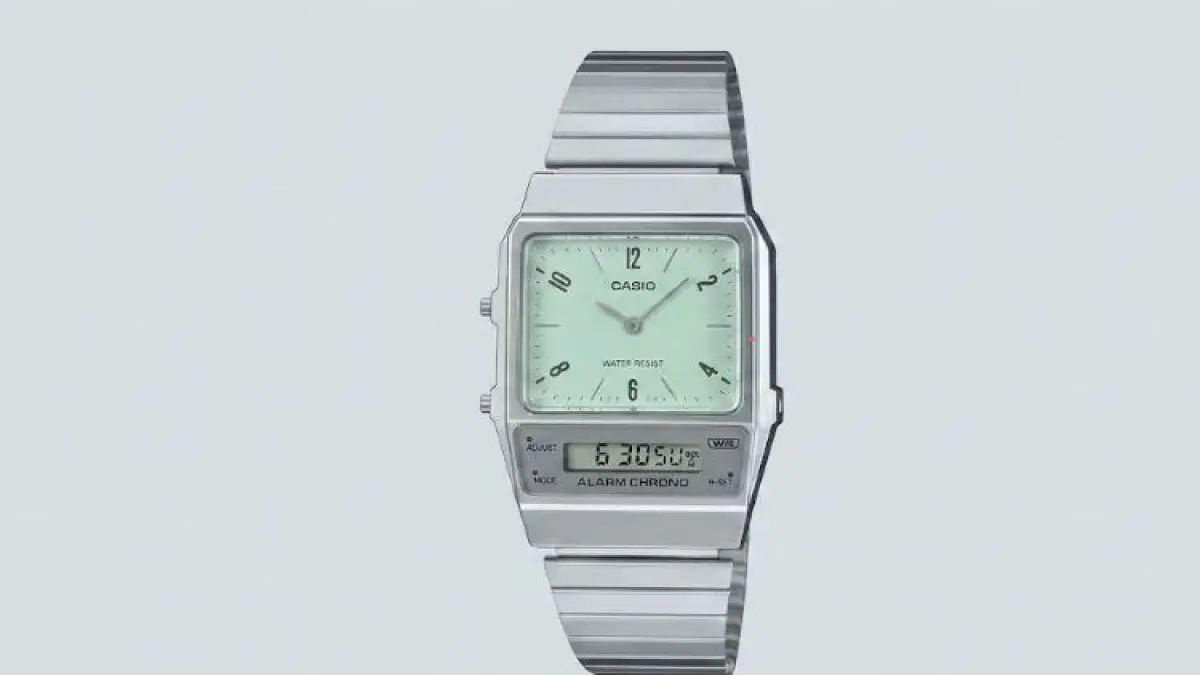 Casio Vintage AQ-800E-3A hadir dengan desain retro-modern, layar analog-digital, dan fitur praktis untuk aktivitas harian.