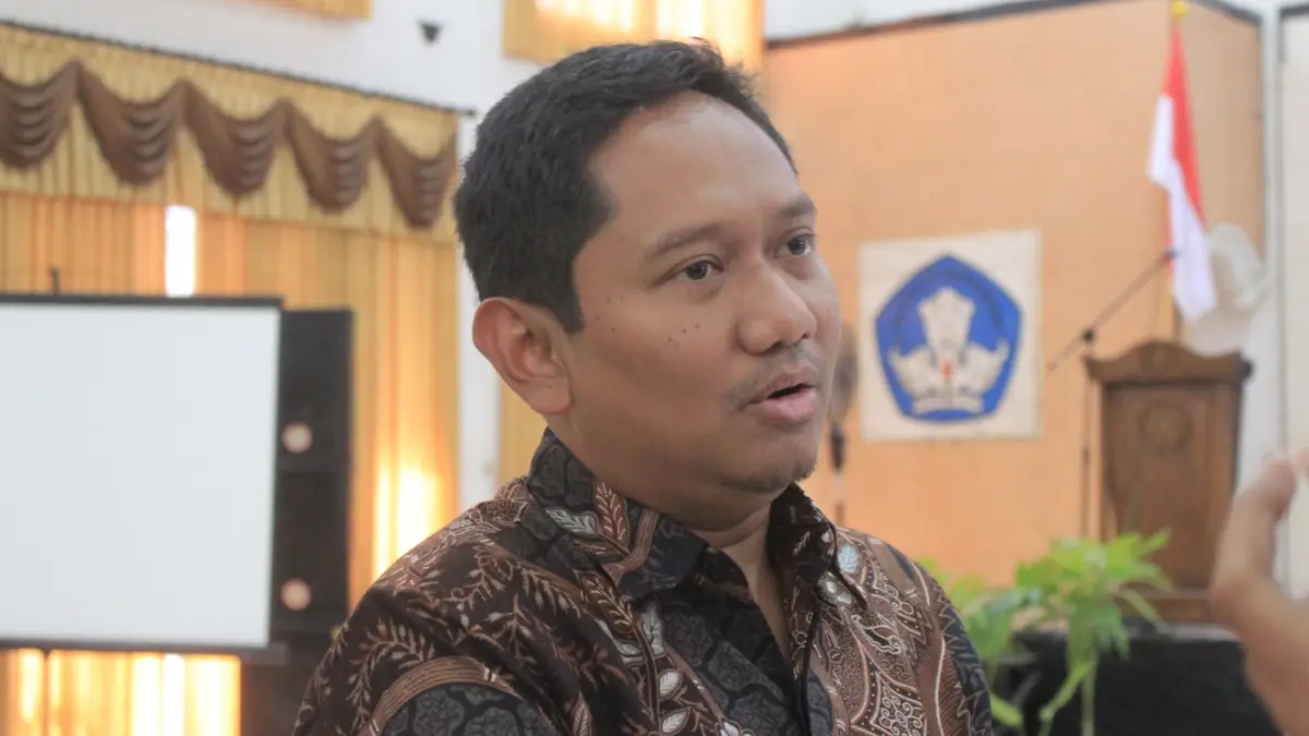 Kemensos bersama BI Kediri dan Dinsos Magetan memberikan sosialisasi penyaluran BSNT non-tunai. AJI PUTRA/RADAR MAGETAN