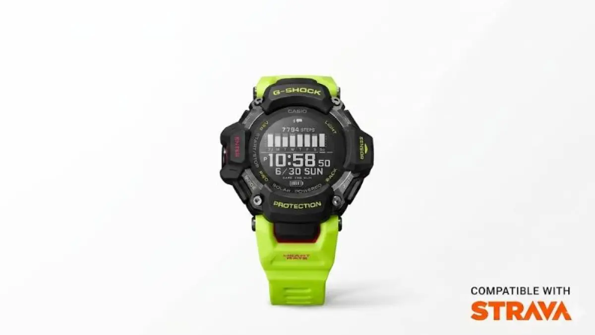 Satu jam tangan untuk berlari, bersepeda, berenang, hingga menjelajah alam. Casio G-SHOCK GBD-H2000-1A9 hadir dengan GPS dan sensor kesehatan untuk mendukung gaya hidup aktif.