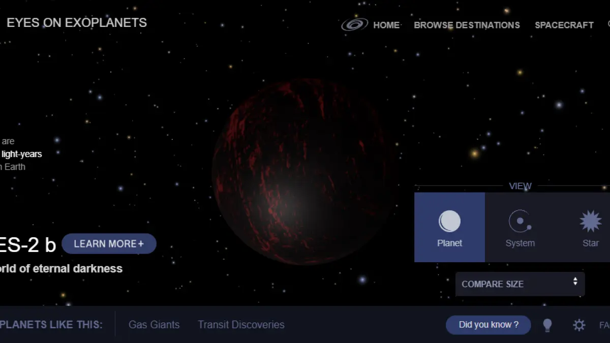 Ilustrasi TrES-2 b (NASA)
