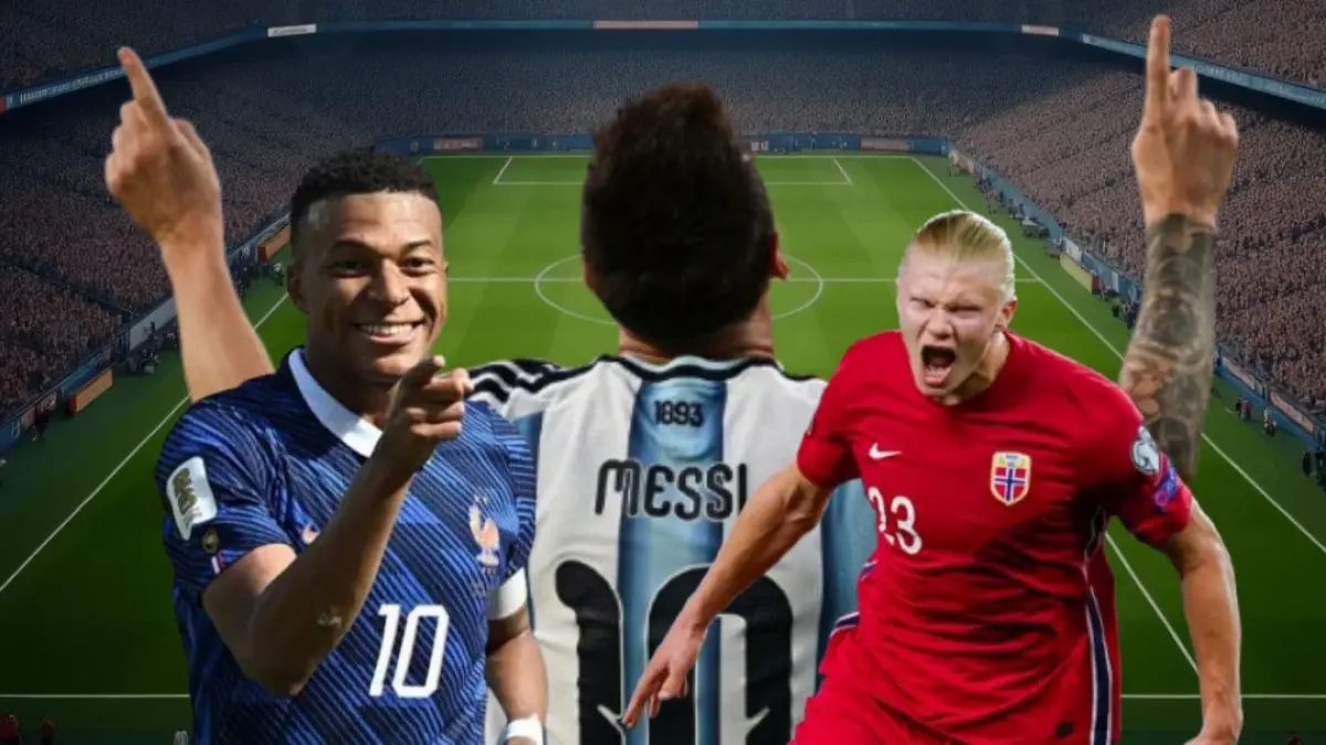 Mbappe dan Haaland tempel Messi di daftar top skor.