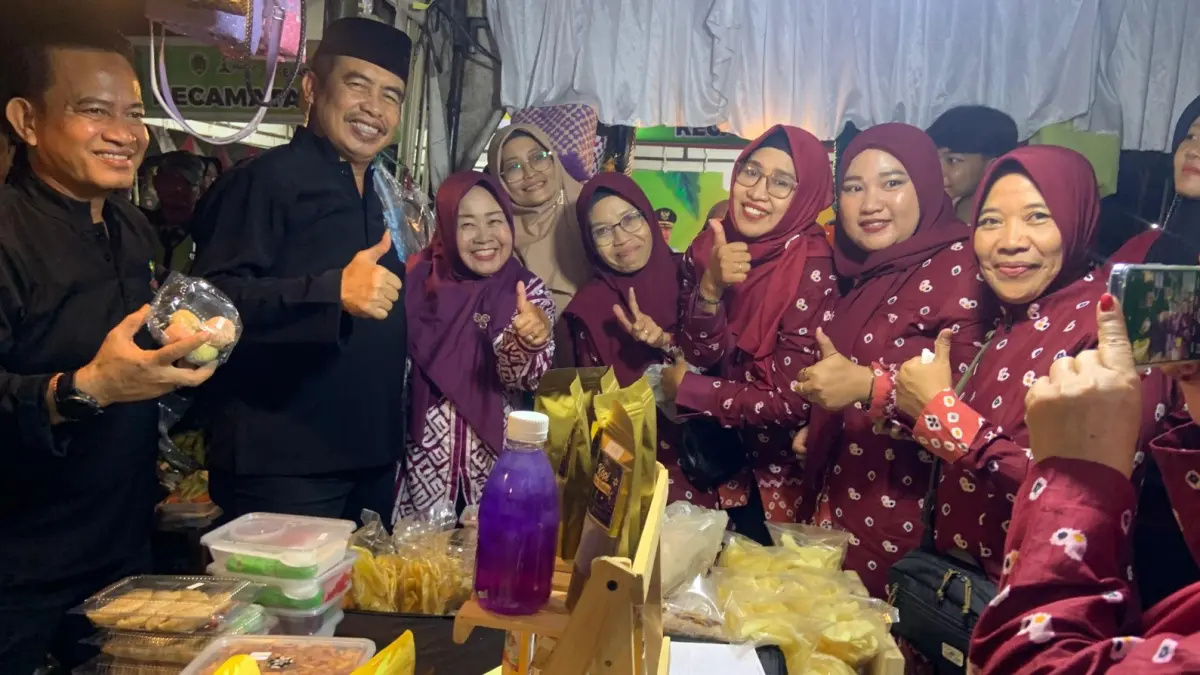 Bupati Madiun Hari Wuryanto dan Wakil Bupati Purnomo Hadi menghadiri pembukaan Sepasma 2026 di Taman Rekso Wilis, Desa Sareng, Kecamatan Geger. LODITYA FERNANDES/RADAR MADIUN