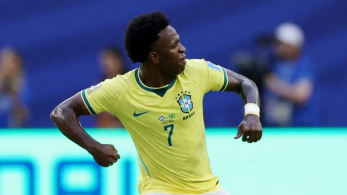 Koleksi gol Vinicius kini sejajar dengan Mbappe dan Haaland.