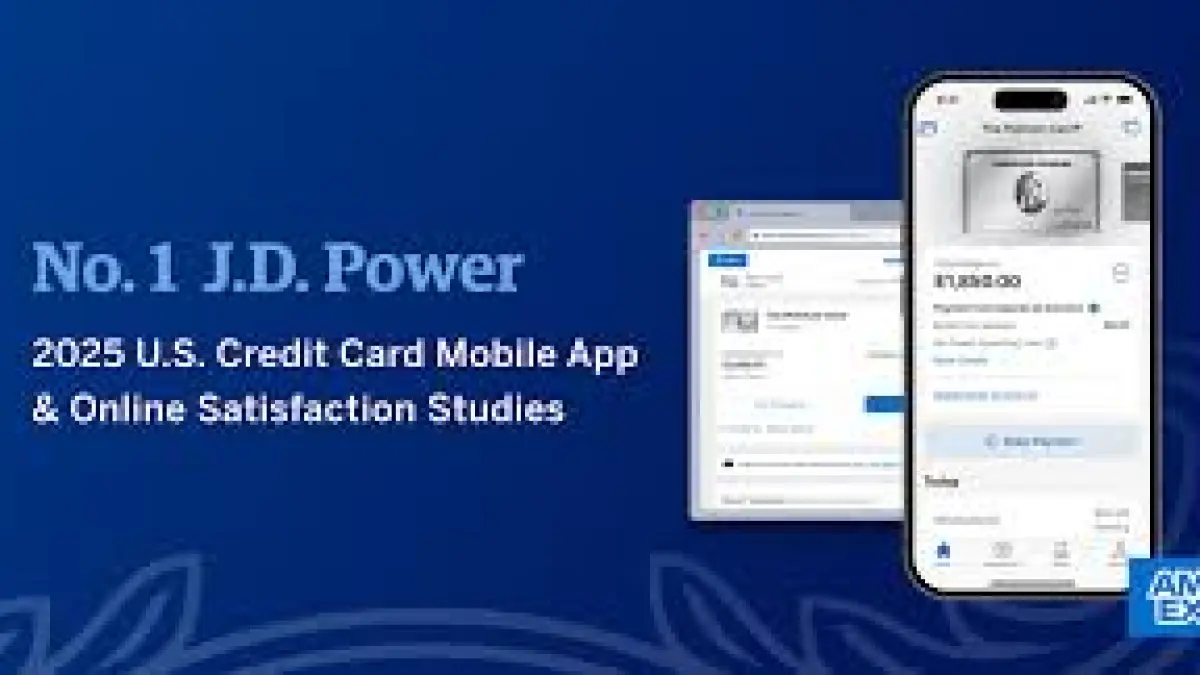 The American Express App and The American Express website rank number one in the JD Power 2026 U.S. (American Express)
