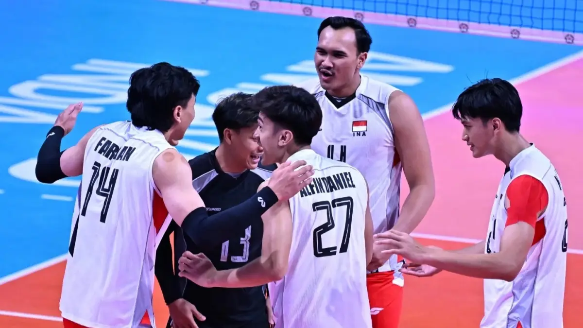 Timnas Voli Putra Indonesia kampiun.