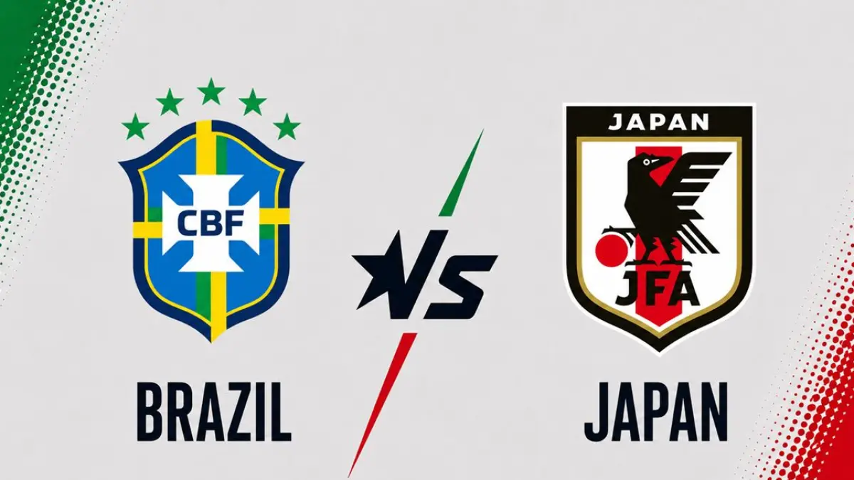 Brazil vs Japan di Piala Dunia 2026 (TNT Sports)