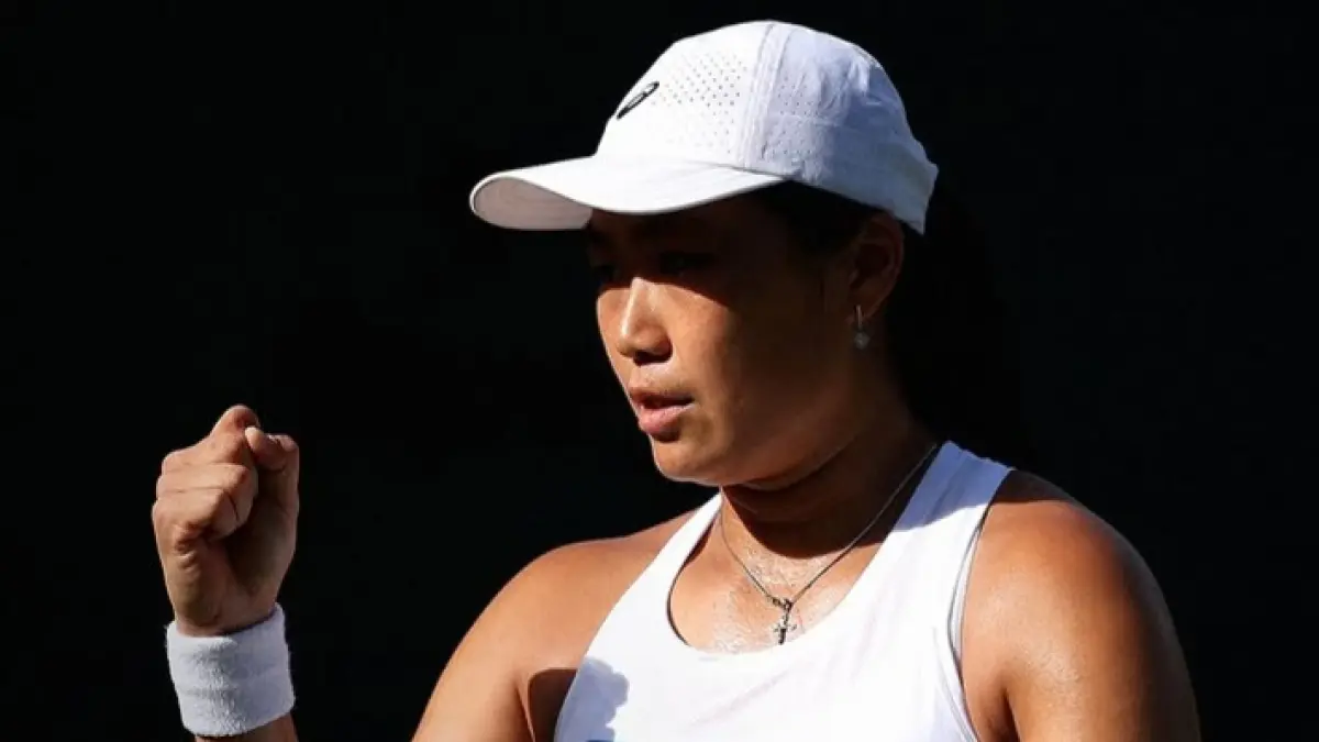 Janice Tjen lolos ke babak kedua. (WTA)