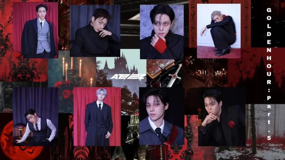 ATEEZ comeback dengan mini album bertajuk "GOLDEN HOUR : Part.5" (Twitter)