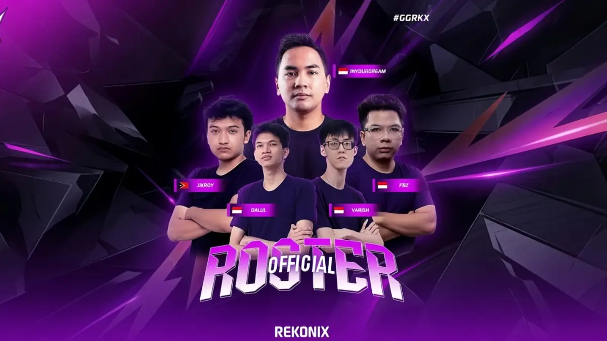 Anggota Team REKONIX dota 2 yang berhasil menembus EWC 2026 (rekonixofficial)
