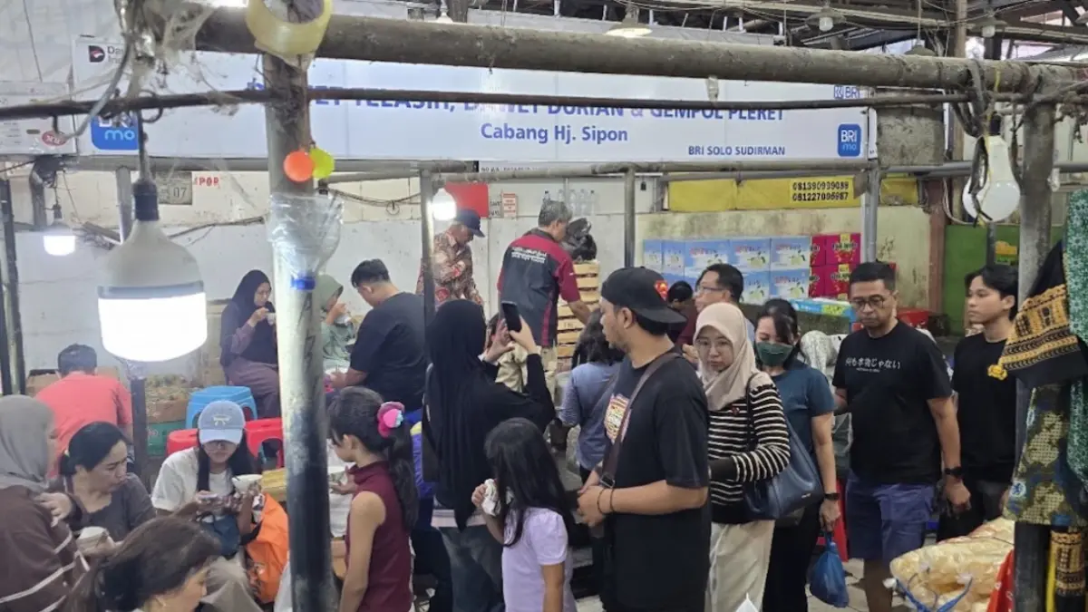 Pasar Gede Hardjonagoro Solo (Maps/Andik Purwanto)