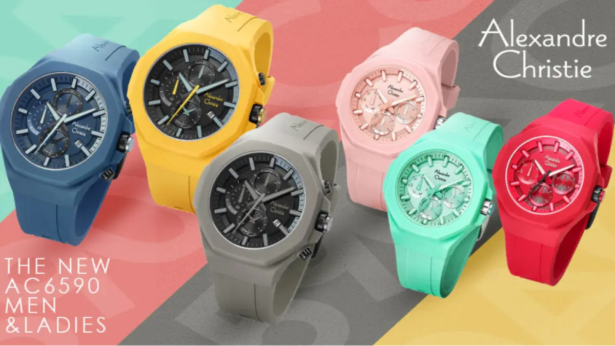 Alexandre Christie AC 6590 Series hadir untuk gaya hidup aktif dengan desain sporty, material ringan TR90, dan pilihan warna menarik untuk pria maupun wanita.