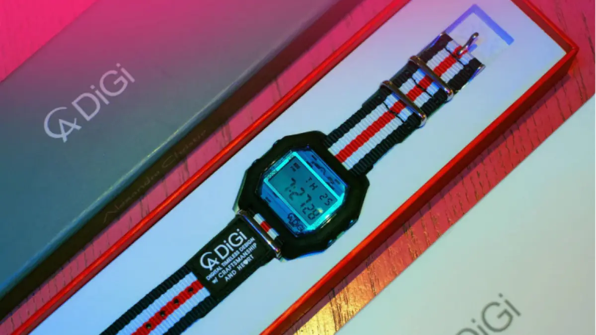 Alexandre Christie AC Digi, Jam Tangan Digital Bergaya Retro 90-an.