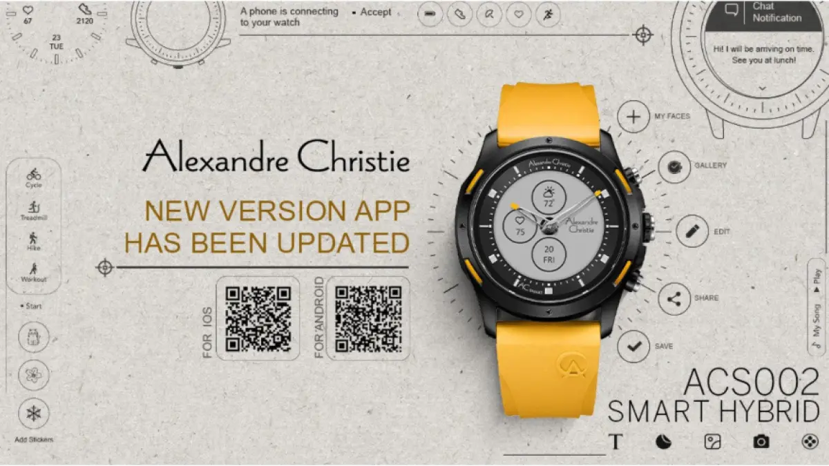 Alexandre Christie memperbarui aplikasi Hybrid Time ke versi 5.1.6