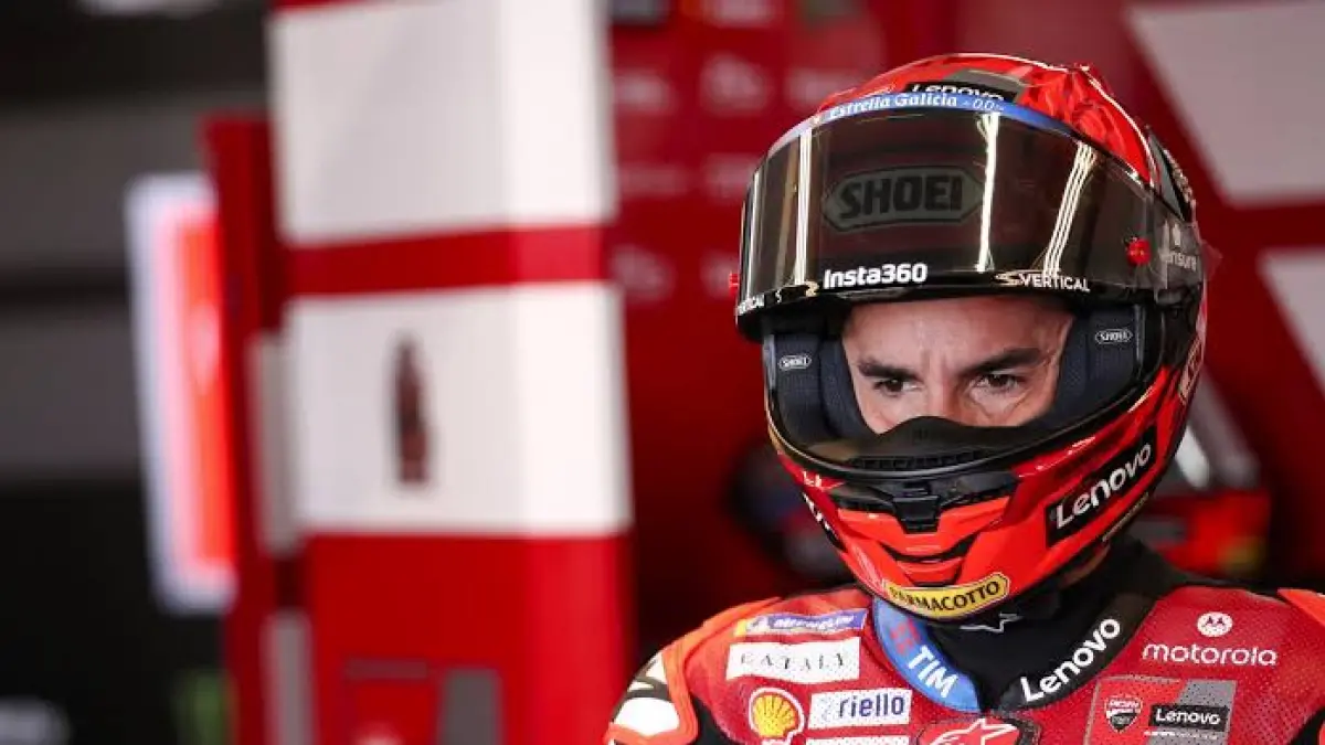 Marc Marquez, 2026 Assen MotoGP. (Gold and goose)