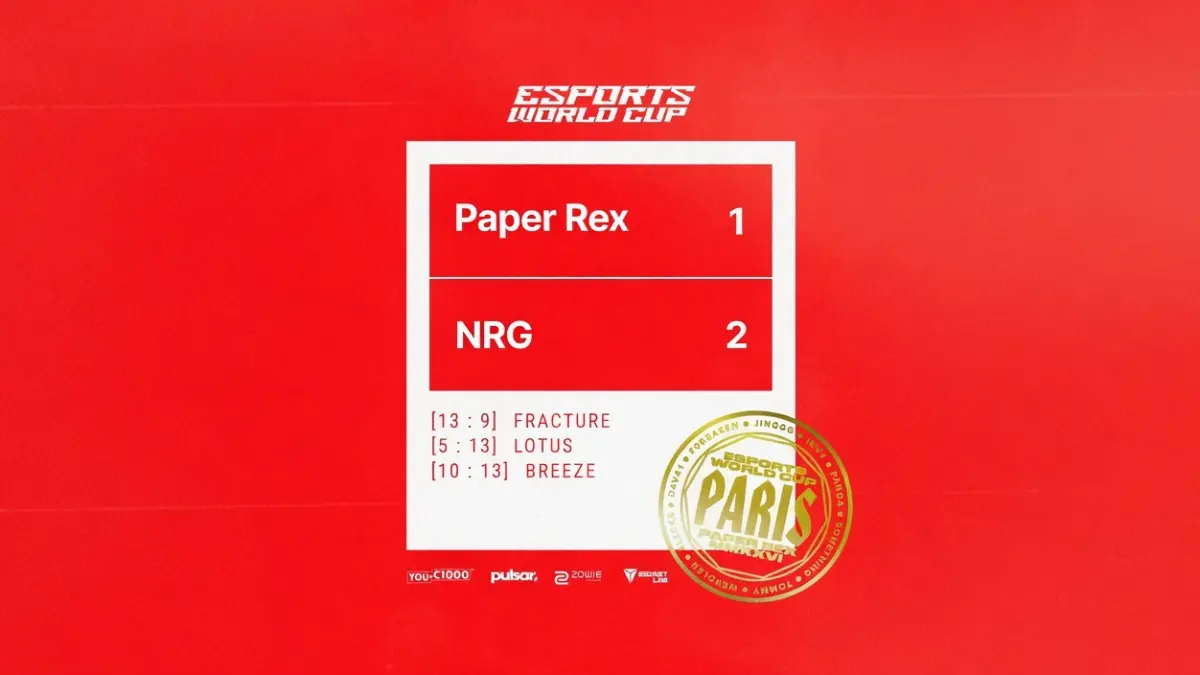 Paper Rex takhluk di hadapan NRG Esports di EWC hari pertama (Instagram/pprxteam)