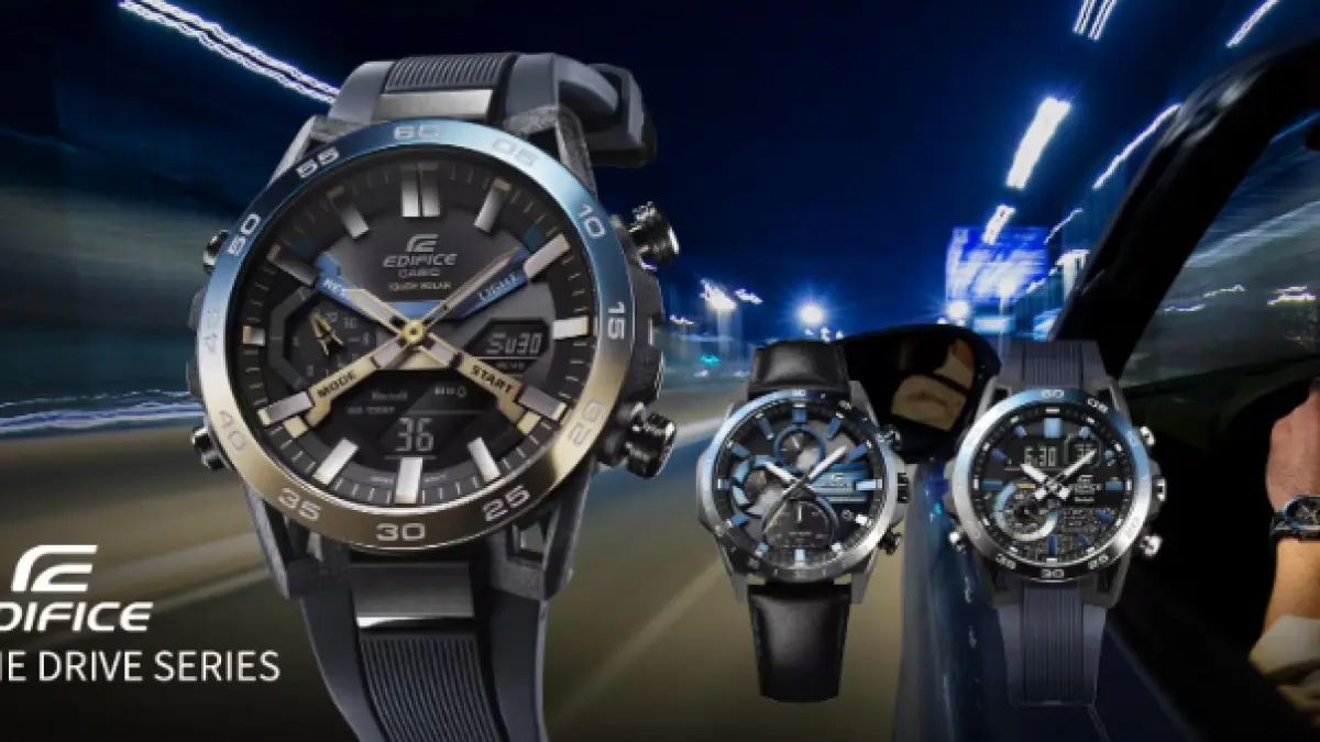 SERI NIGHTTIME DRIVE EDIFICE SOSPENSIONE ECB-40NP-1A (CASIO) 