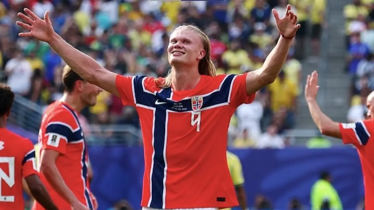 Haaland ramaikan persaingan top skor. (Bein Sports)