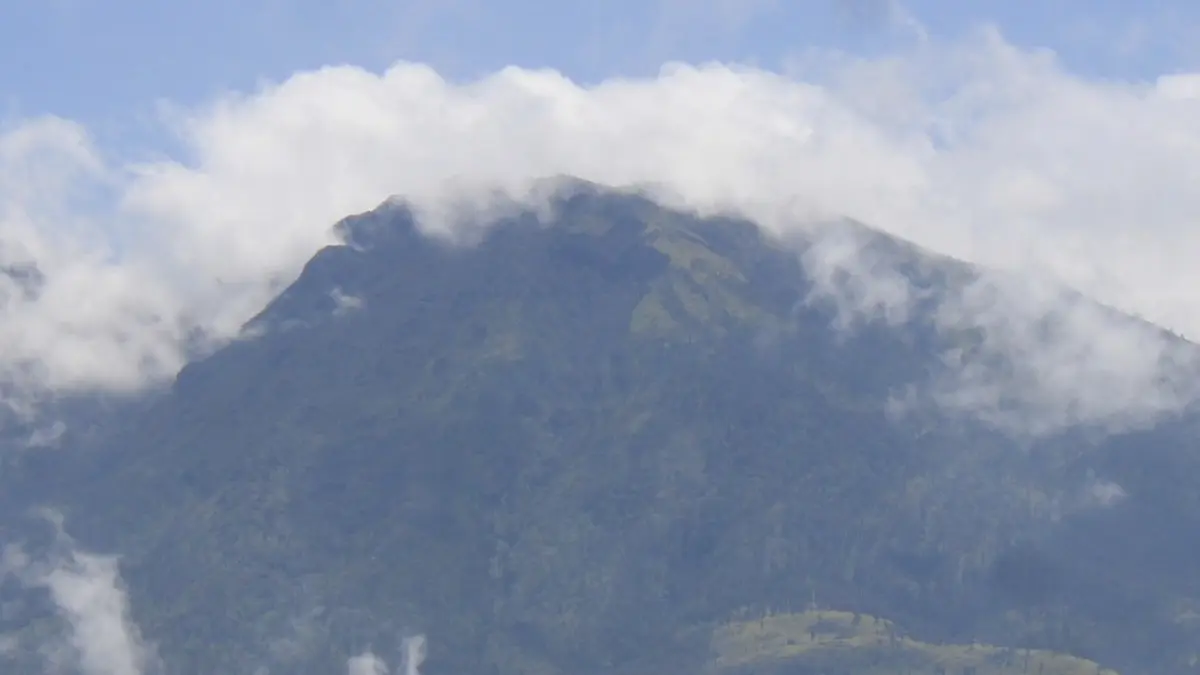 RAWAN: Perhutani BKPH Lawu Selatan menetapkan status Siaga 3 kebakaran hutan dan lahan (karhutla) di kawasan Gunung Lawu menjelang puncak musim kemarau. AJI PUTRA/RADAR MAGETAN