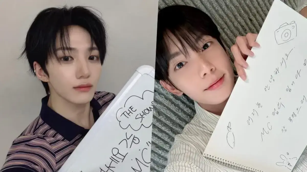 "The Show" resmi mengumumkan Minjae xikers dan Chuei Li Yu FLARE U sebagai MC baru. (Soompi)