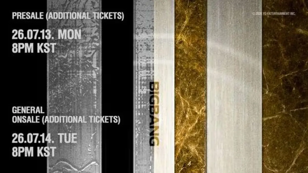 BIGBANG membuka penjualan tiket tambahan konser Goyang usai tiket ludes dalam 22 menit. (Twitter)