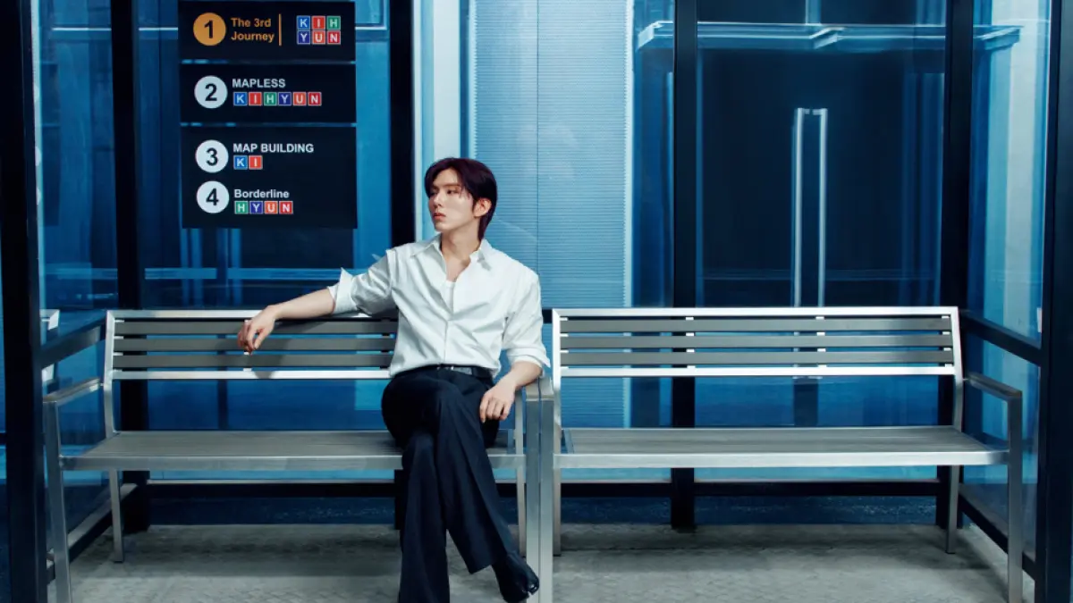 Kihyun MONSTA X resmi comeback dengan mini album "BORDERLINE" setelah hampir empat tahun. (Twitter)