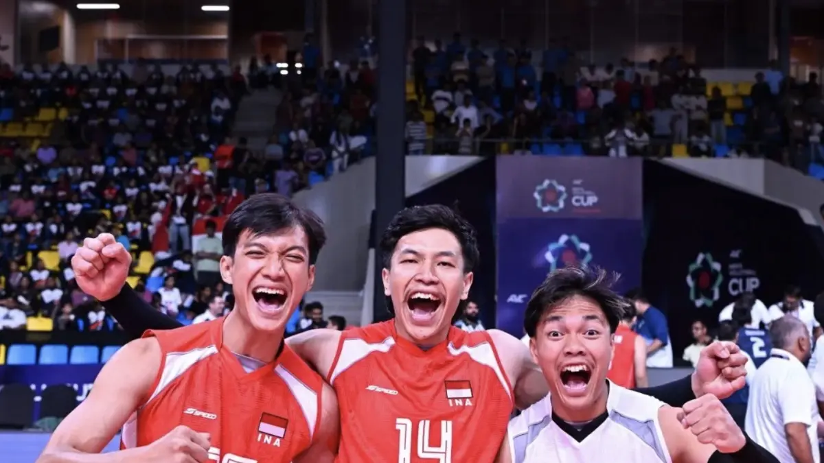 Timnas voli putra Indonesia juara AVC Men