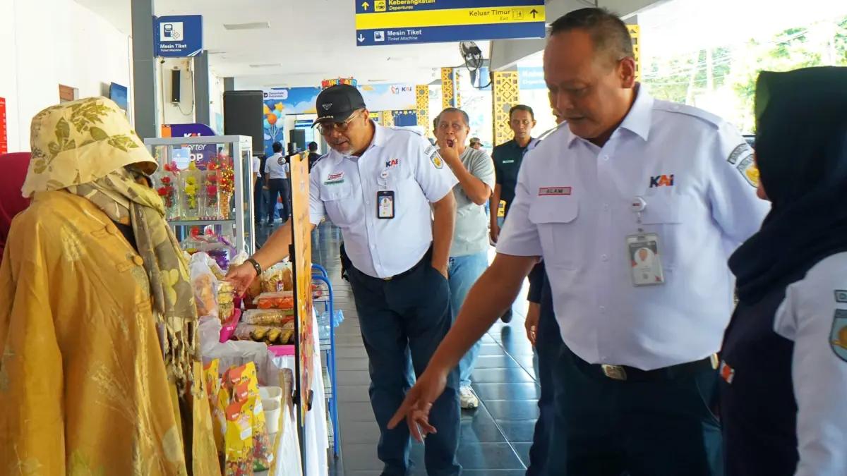LIBURAN EDUKATIF: PT KAI Daop 7 Madiun menggelar KAI Schooliday 2026 di Stasiun Madiun. FOTO: HUMAS KAI DAOP 7 MADIUN