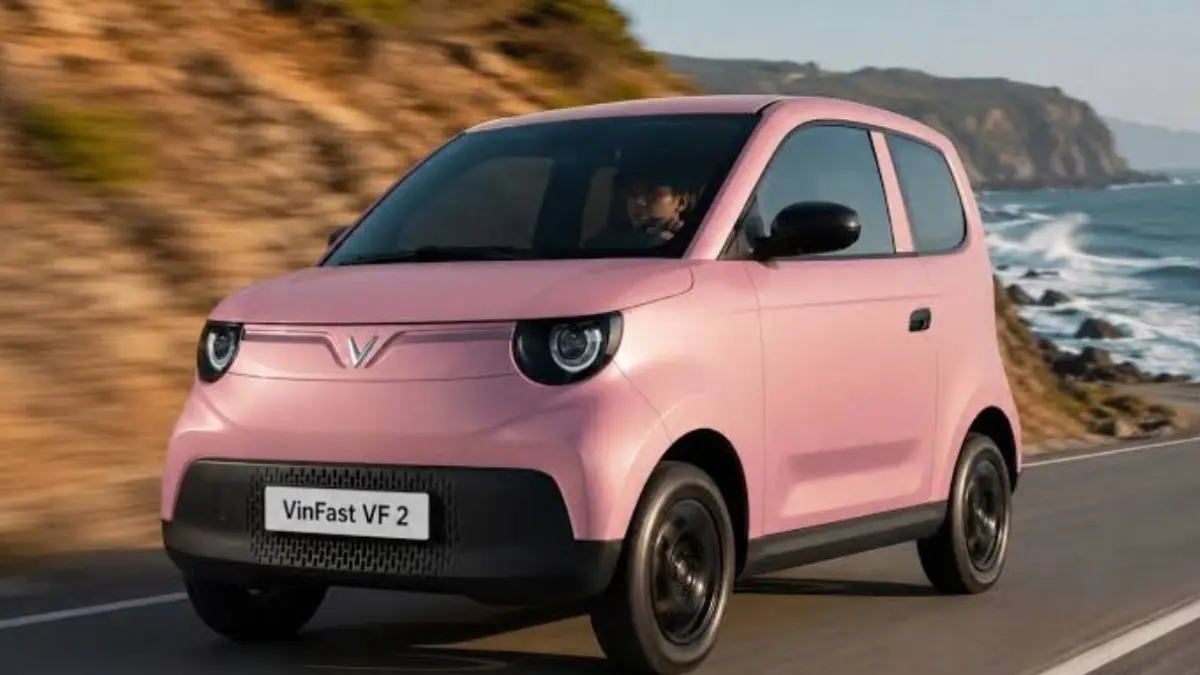 VinFast memperkenalkan lini mobil listrik mini terbarunya bernama VF2. (24H)