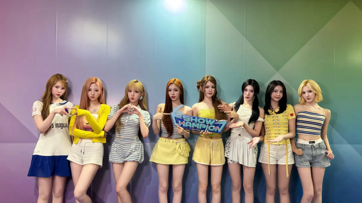Hearts2Hearts meraih kemenangan kedua lewat "Lemon Tang" di Show Champion. (Twitter)