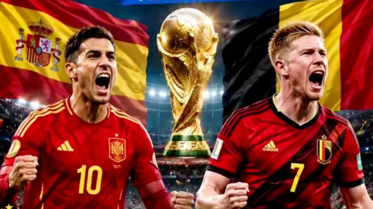 DUEL PANAS: Timnas Spanyol bakal ditantang Timnas Belgia dalam perempat final Piala Dunia 2026. (instagram)